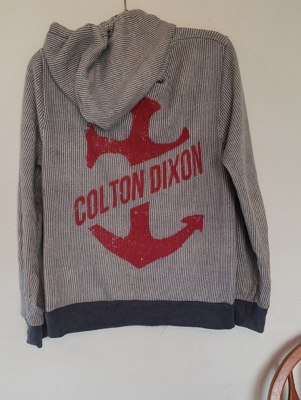 Colton Dixson Full Zip Hooded Long Sleeve Sweat Jacket M Unisex
